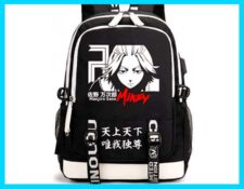 mochila tokyo revengers negra