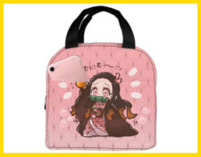 bolso rosa kimetsu no yaiba