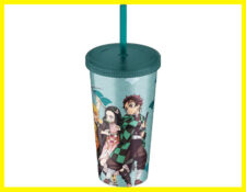 Vaso de plástico acrílico demon slayer